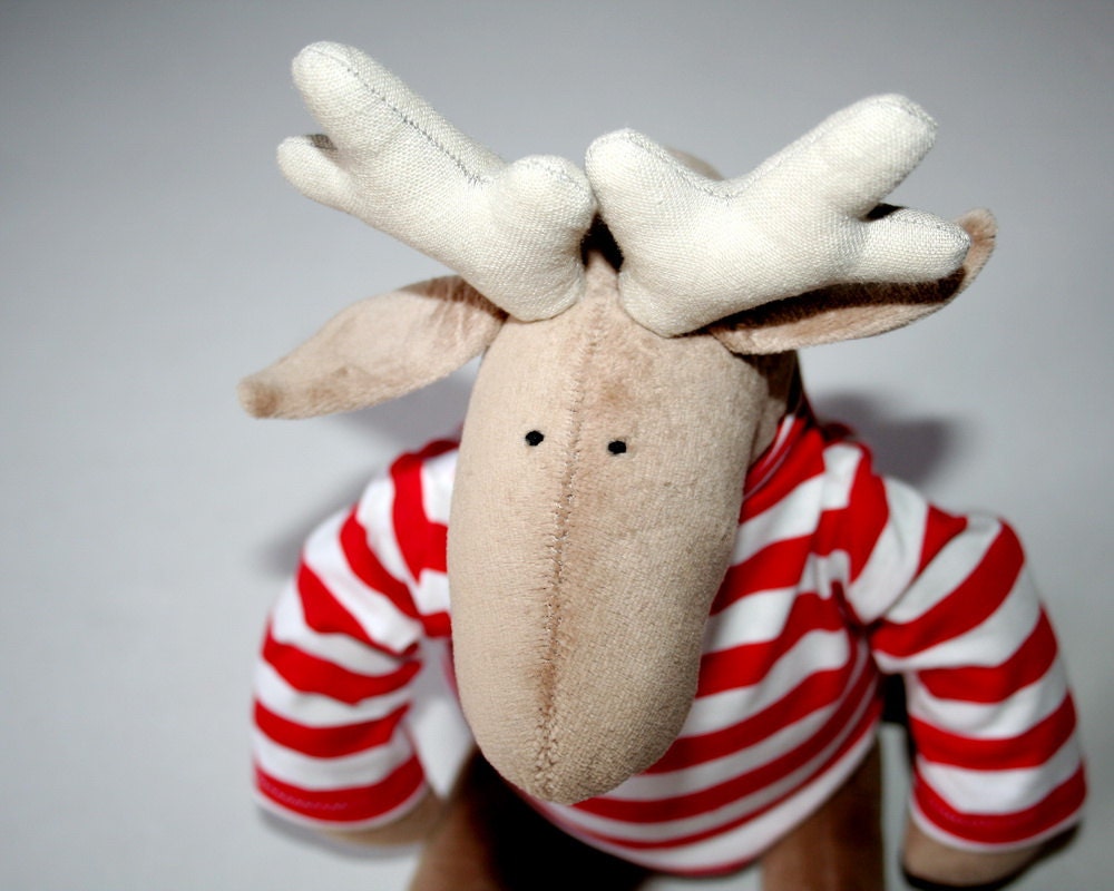 life size plush reindeer