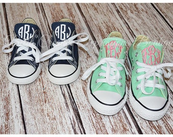 Toddler/Little Kids Monogrammed Converse Shoes