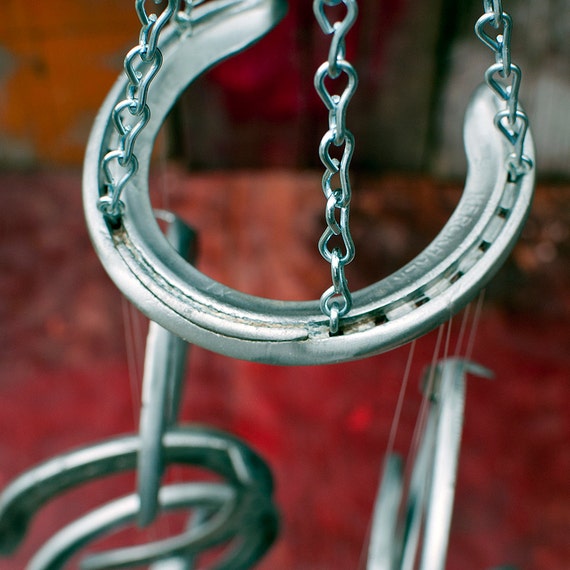 Similiar Race Horse Wind Chimes Keywords Recycled Race Horseshoe Wind Chime Aluminum Horse Racing
