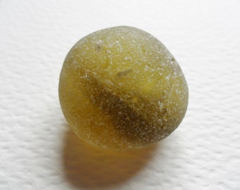 Olive sea glass multi - Very pretty & flawless frosted English beach find