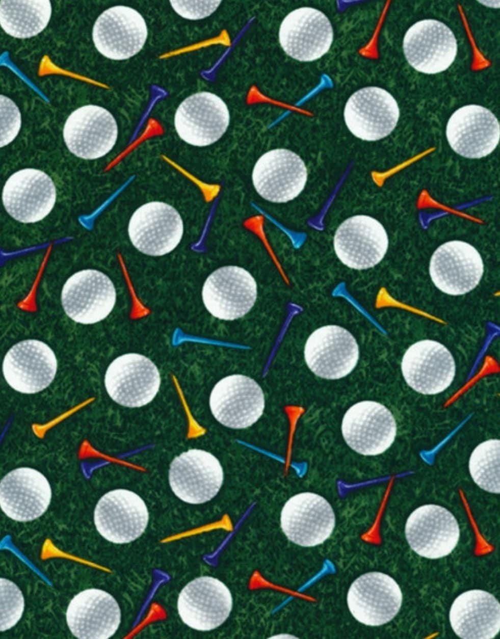 Golf cotton fabric from timeless Treasures SPORTC8030