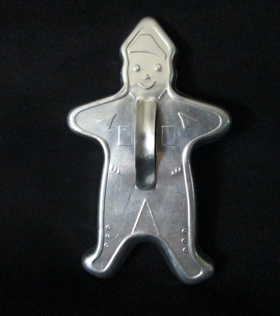 Vintage Tin Gingerbread Man Cookie Cutter 6 in. tall