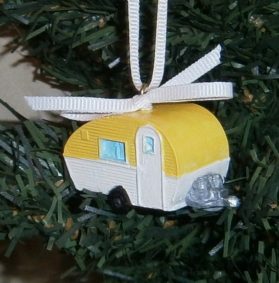 sunshine yellow retro travel trailer rv christmas vacation sunshine yellow retro travel trailer rv christmas vacation