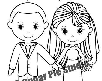 printable personalized wedding coloring activity book favor