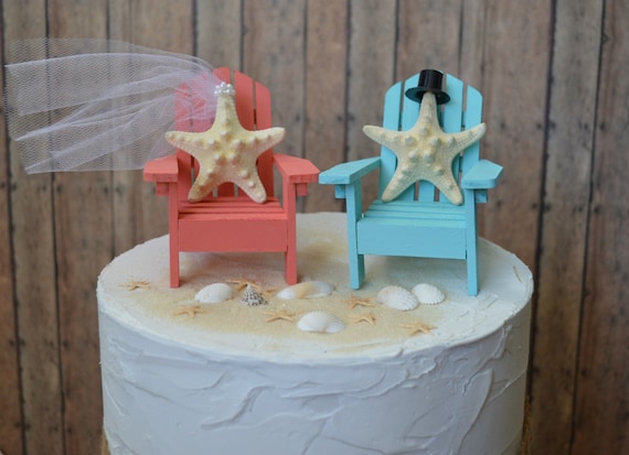 Adirondack beach wedding chairs-Adirondack chairs-wedding cake