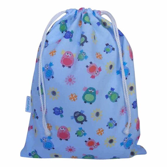 Kids Toddler Dawstring Wash Bag Toiletry Bag Owl