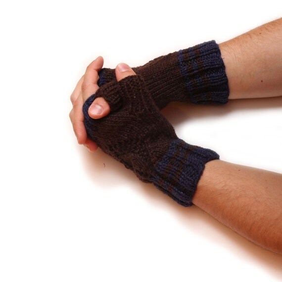 New men arm warmers wrist warmers fingerless by warmpresents