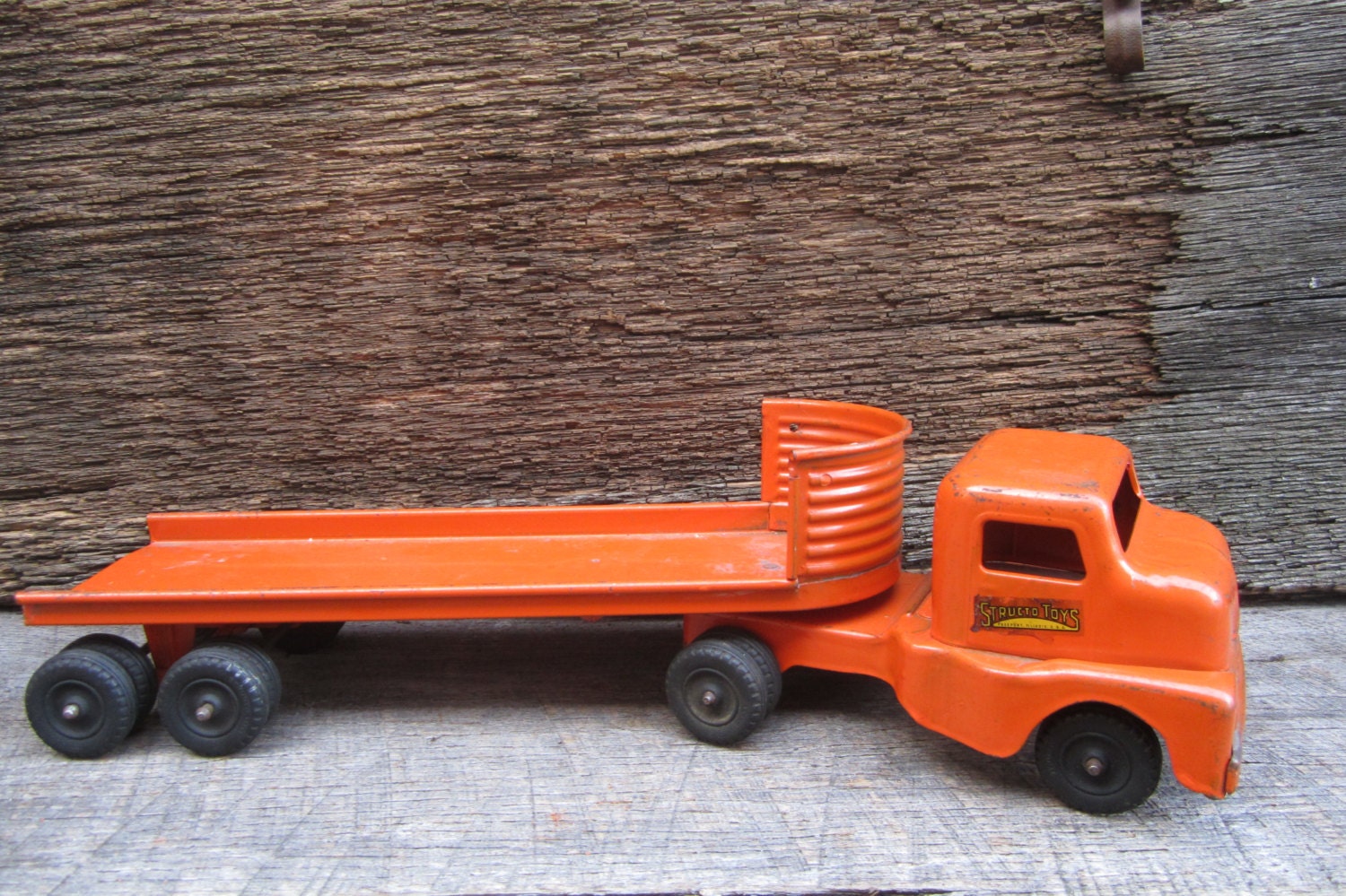 Vintage Metal Toy Truck 1940s or 50s STRUCTO Pressed Steel