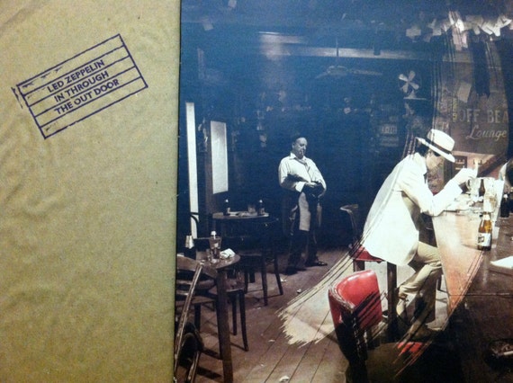 Items similar to Led Zeppelin - In Through The Out Door LP (includes ...
