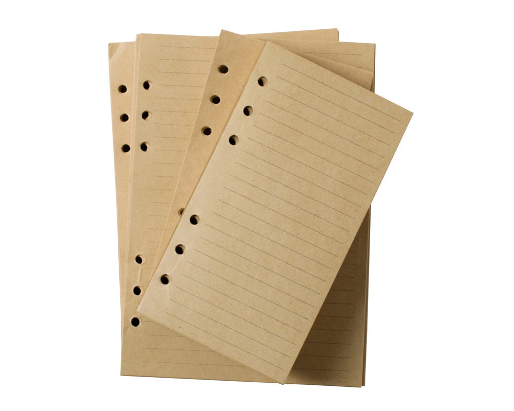 Refills Paper 6 Hole Refills For Journal Notebook Memo Book