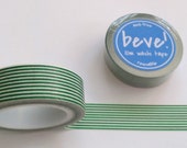 Washi Tape in Thin Dark Green Stripe, 15mm x 10m Il_170x135
