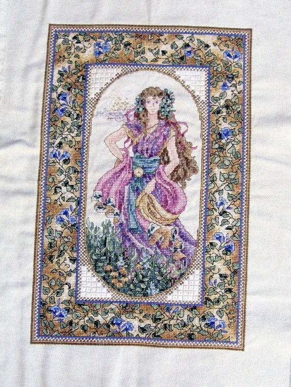 Teresa Wentzler  Day Angel Cross Stitch by LookingGlassDesigns1