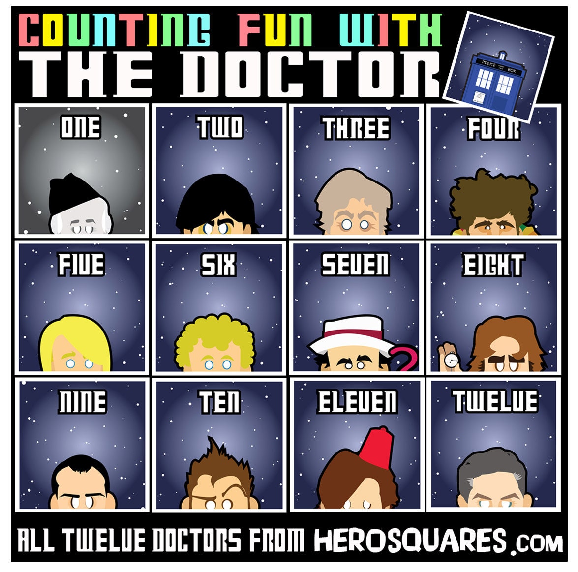 DR WHO collection All 12 doctors in one set Original