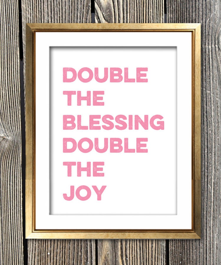 Custom Double The Blessings Double The Joy by LoveBugAndPeanut