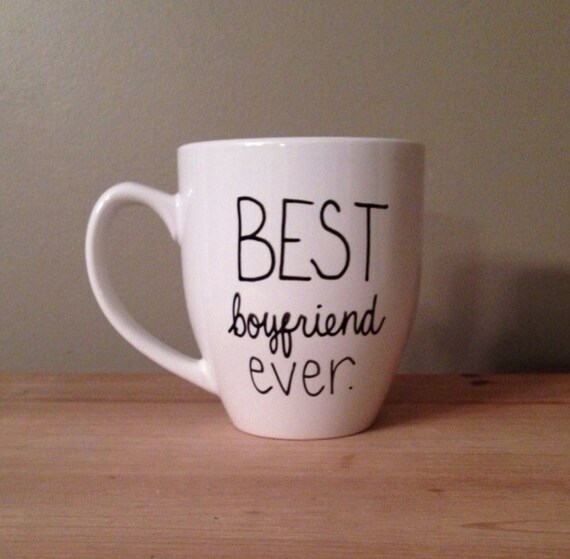 Items similar to Best Boyfriend Ever mug, Boyfriend Mug, valentines's
