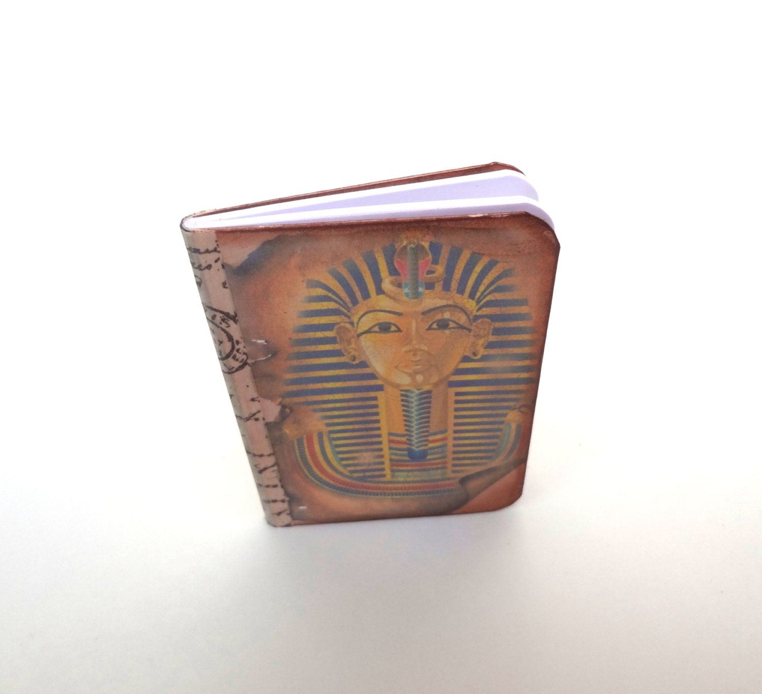 Pharaoh Travel Journal Mini Egyptian Notebook by Istriadesign