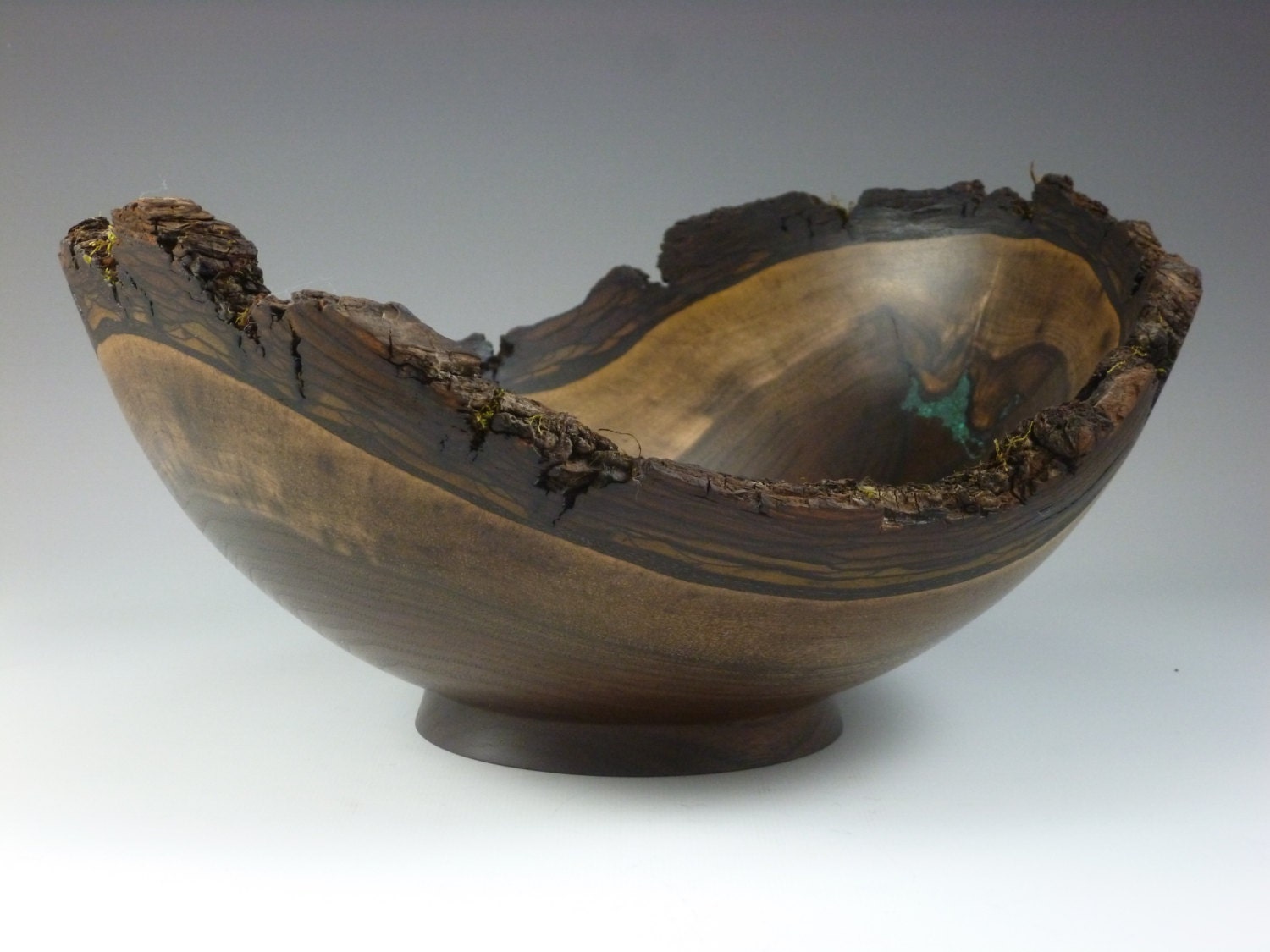 live edge wood bowl