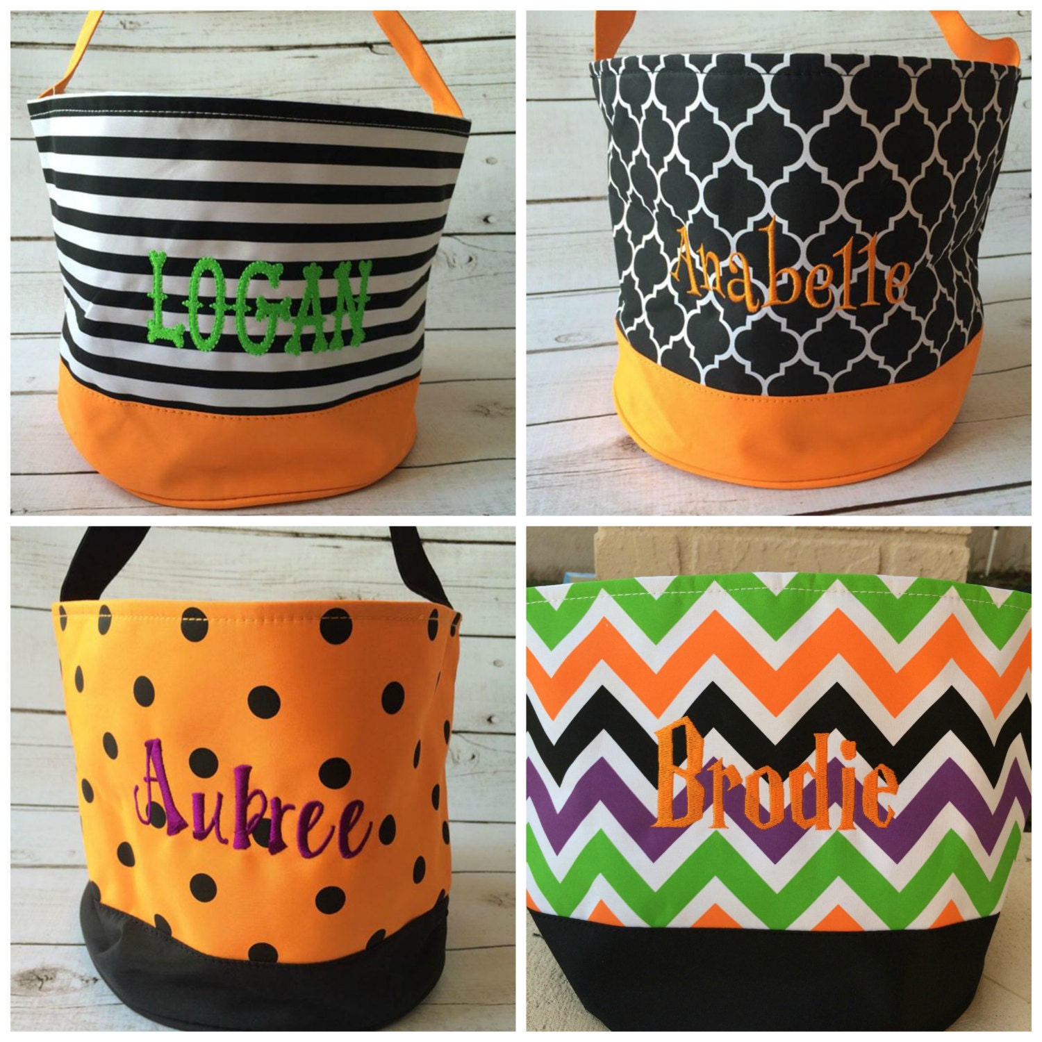 personalized halloween bucket personalized halloween bucket