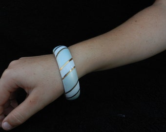 Bracelet: Hand Decorated Porcelain