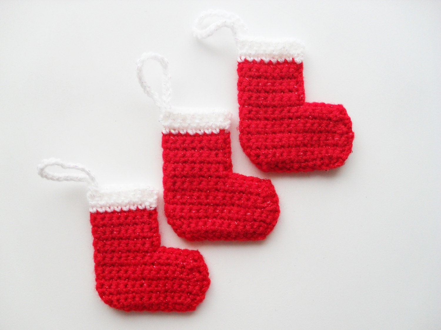 teachers great for crochet gifts by Christmas with yarn Red that YellowSherbet crochet stockings