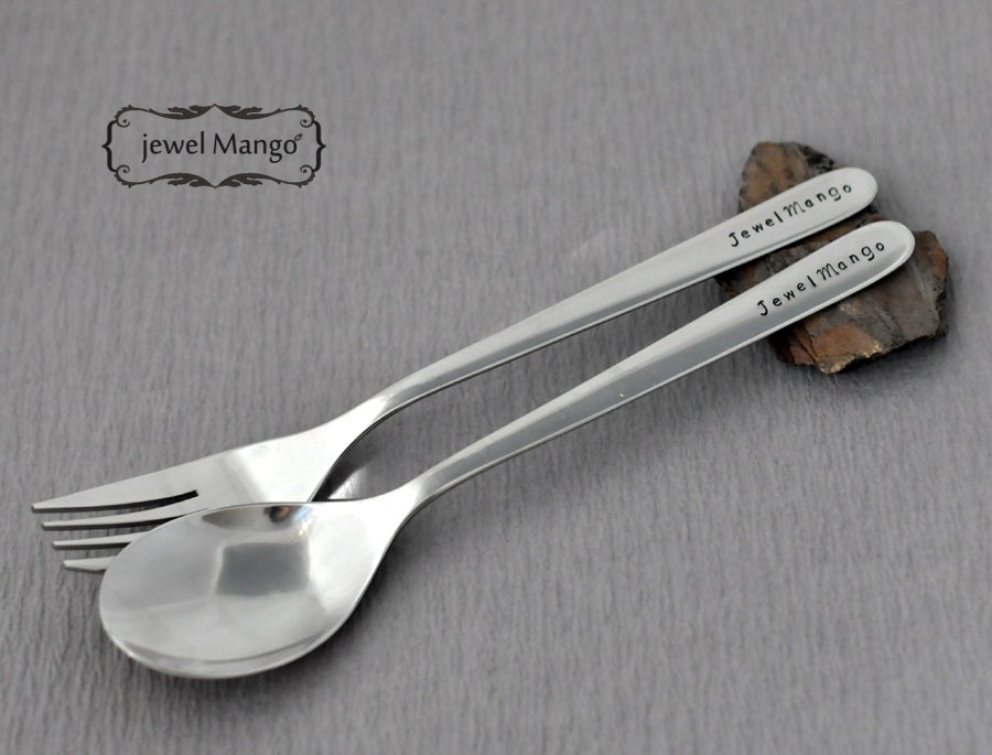 Custom spoon forkPersonalized Spoon and fork