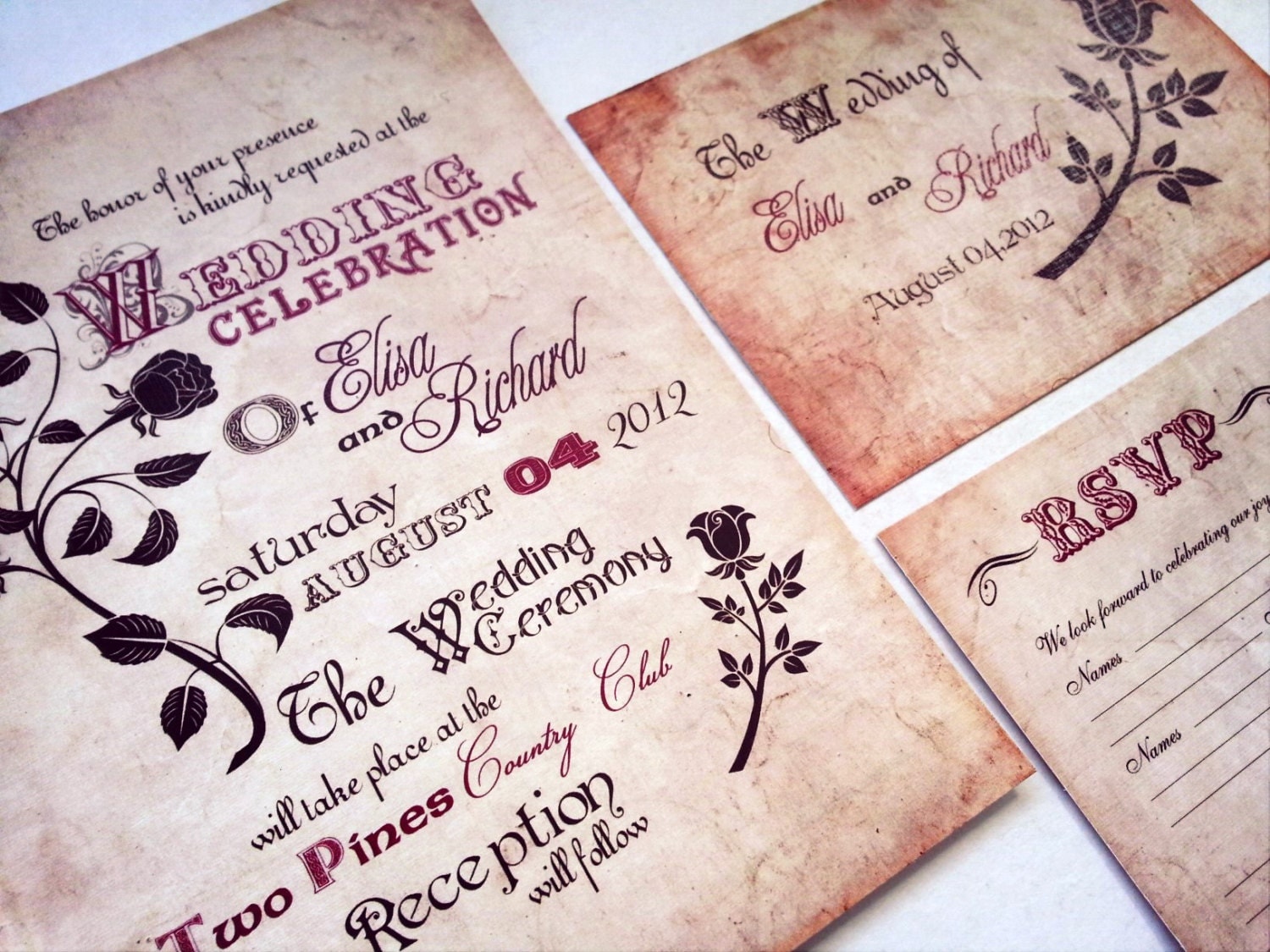 Fairy Tail Wedding Invitations 7