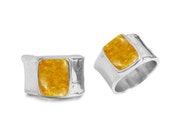 Sterling Silver Amber Ring JM_6141/AMB/R_DSM