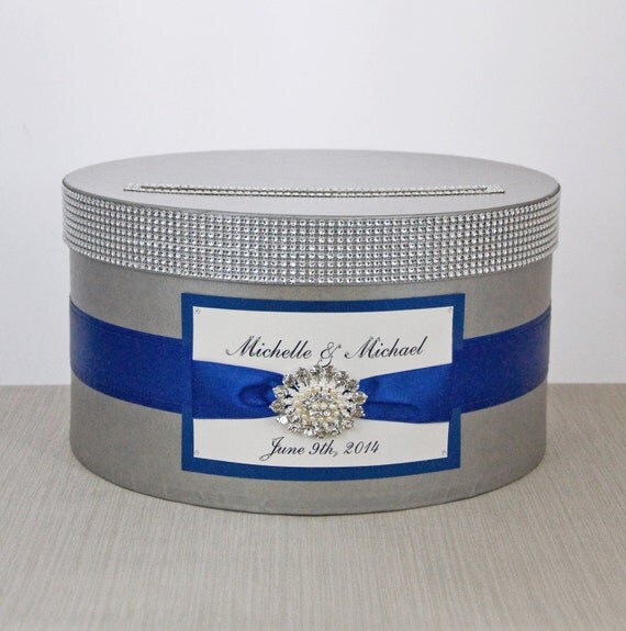 Items similar to Card box / Wedding Box / Wedding money box silver