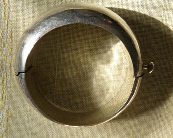 Mid Century Modernist Sterling Silver Bracelet