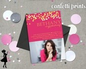 Graduation Announcement - GLITZ AND GLAM Printable Il_170x135