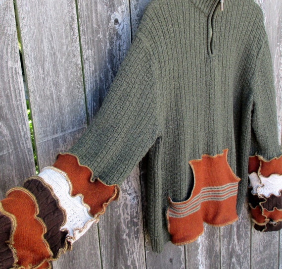 sweater with pouch