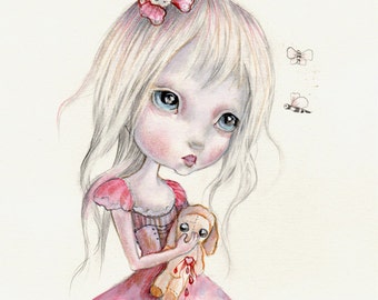 Original painting mixed media on paper....OOAK