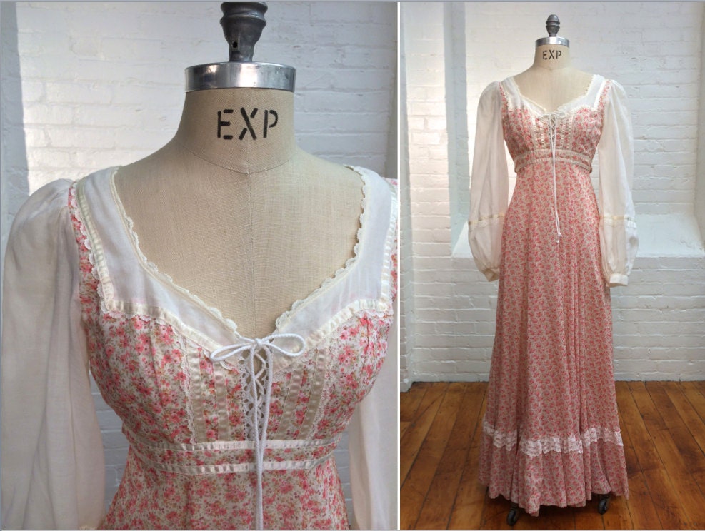 vintage gunne sax prairie dress