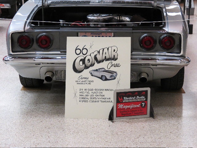 Car Show Display Signs For Hot Rods Classic Cars Or