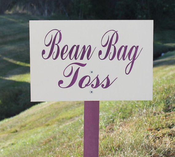 Items Similar To Bean Bag Toss Sign U Choose Colors Great Shower Gift