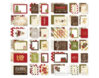 Cozy Christmas - Project Life Journal Card Pocket Scrapbooking - Simple ...