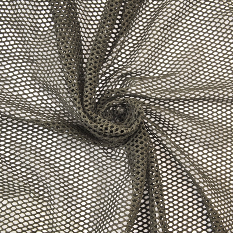 Olive Mesh Fabric Stretch Mesh Fabric by the yard Mesh Net