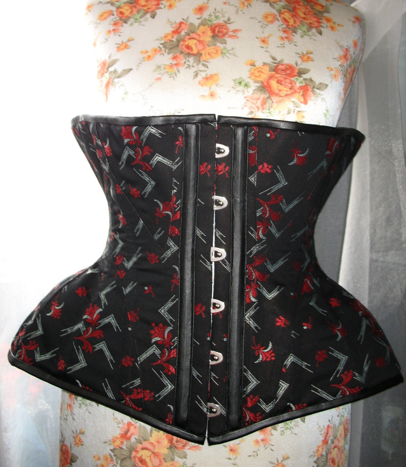 Edwardian corset Underbust waist training tight lacing waist