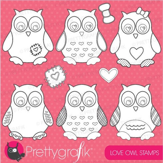 Owl digital stamp commercial use, vector graphics, digital stamp, digital images - DS402 Il_570xn