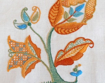Crewel Embroidery Kit - AUTUMN GOLD