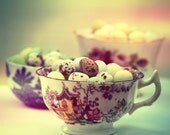 Easter Eggs,Chocolate Eggs,Eggs In Cup,Easter Eggs Image, Easter Eggs Wall Art, Eggs Room Decor,Easter Eggs Fine Art,China Cups Wall Art