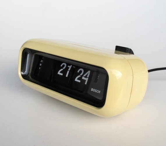 Reserved for John Vintage Flip Clock Alarm Clock / Bosch