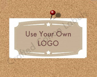 Add Your Logo - "Iron On" or "Sew In" - Cotton Fabric Labels (White) - For Crochet, Knit, Sew and Quilt Heirlooms