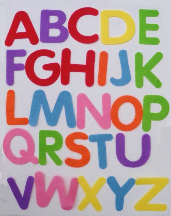 Sale Item Die Cut Felt letters Alphabet 26 letters