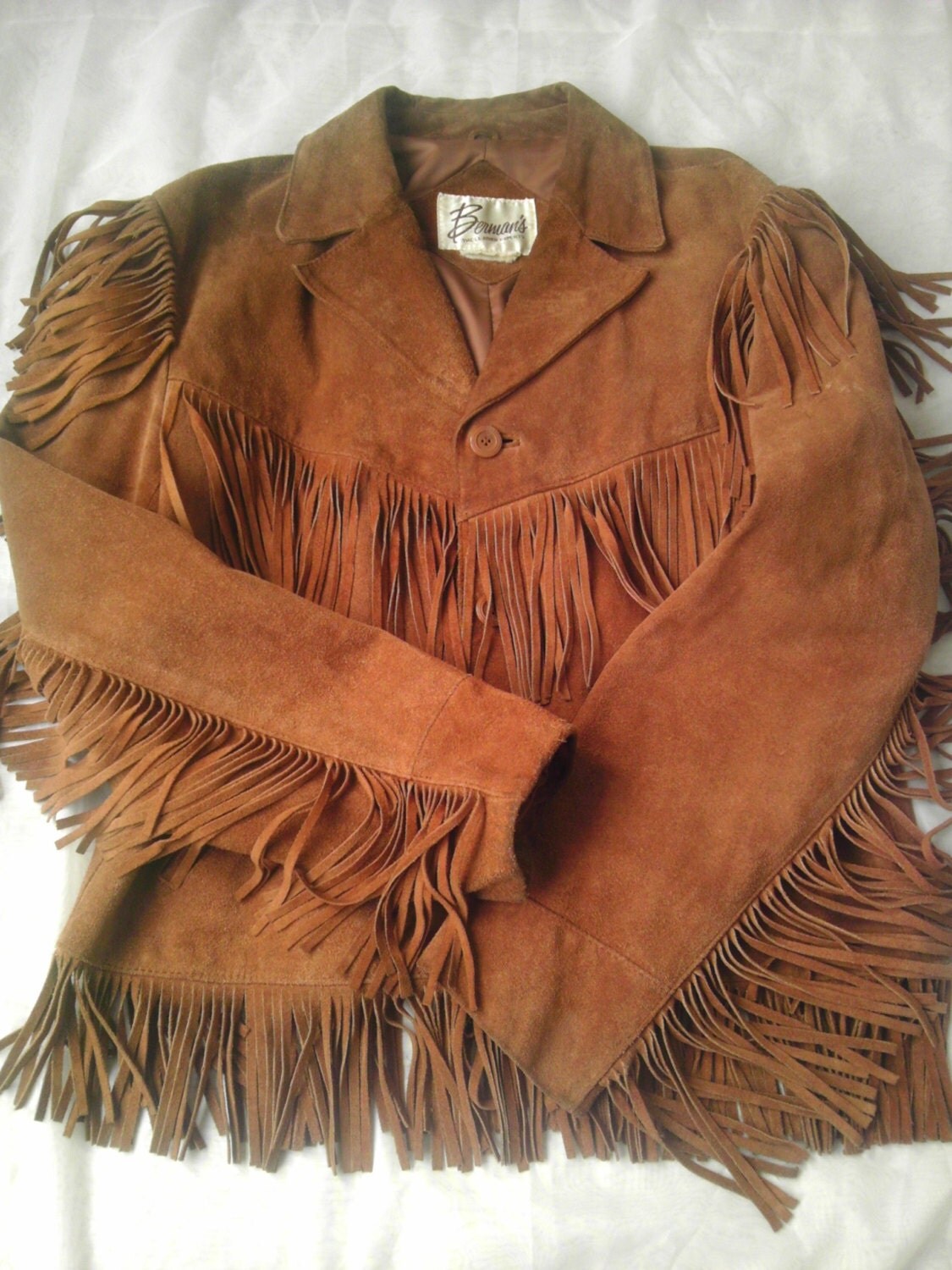 vintage fringe coat