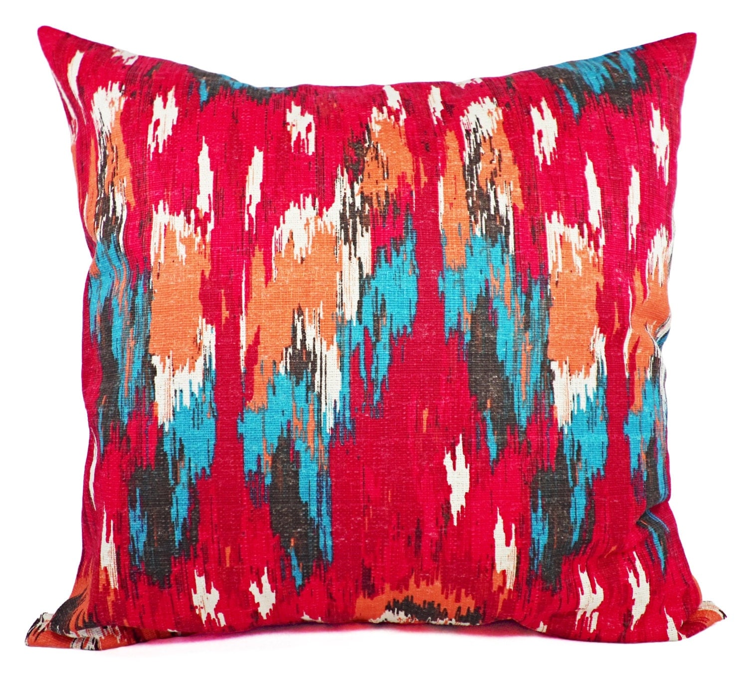 CLEARANCE Red Pillow Covers One Red and Blue Pillow Cover