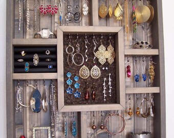 College Dorm Room Decor Jewelry Holder With Bracelet Bar