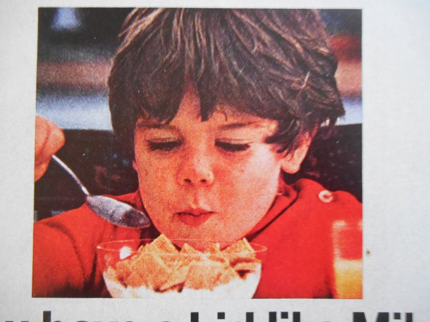 1976 Food AD Mikey eats Life Cereal original advertisement