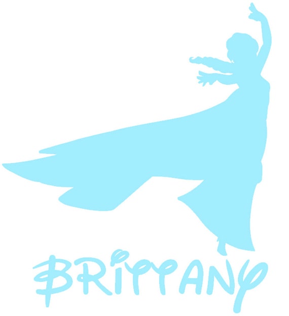 Elsa Frozen Customized Vinyl Decal