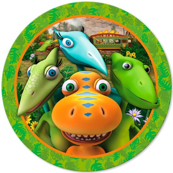 DINOSAUR TRAIN Edible Image Cake Topper Il_570xn